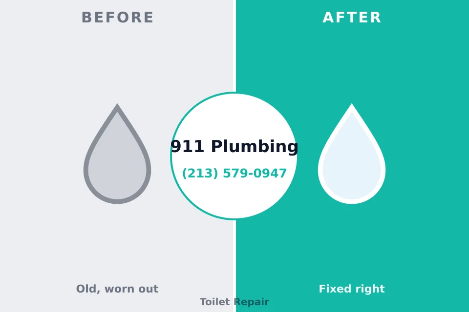 Before and after: plumbing company Clermont, IN